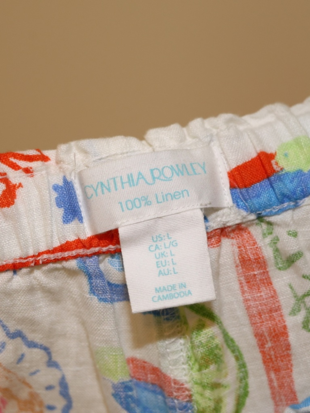 Linen brunch pant